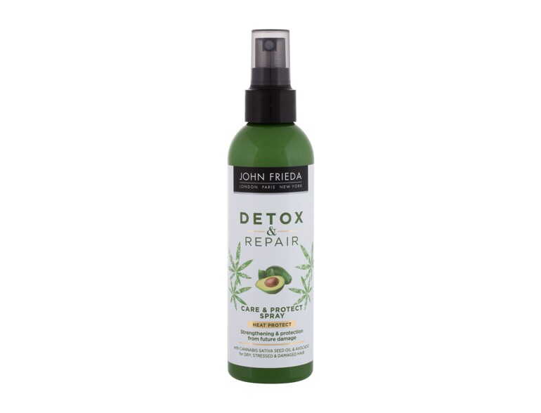 Spray curativo per i capelli John Frieda Detox & Repair Care & Protect 200 ml