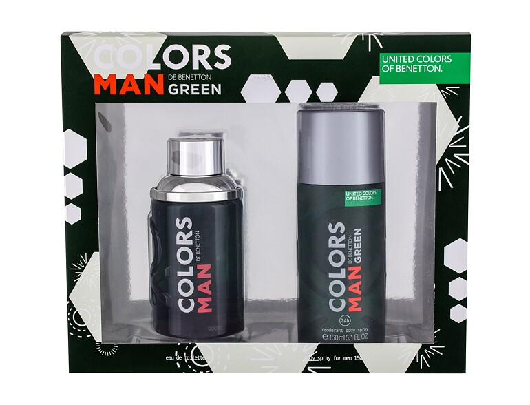 Eau de Toilette Benetton Colors de Benetton Green 100 ml Beschädigte Schachtel Sets