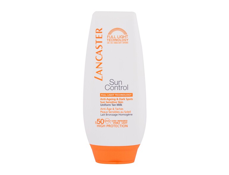 Sonnenschutz Lancaster Sun Control Anti-Aging Uniform Tan Milk SPF50 125 ml