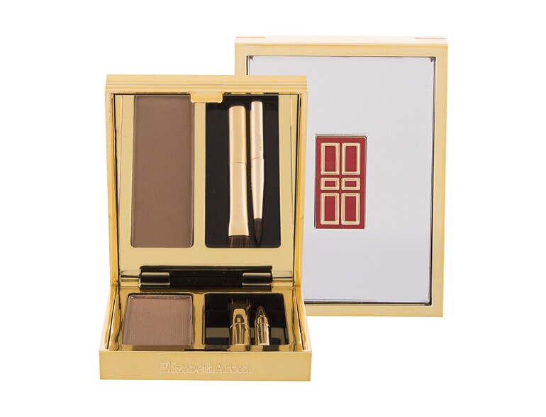 Augenbrauenpuder Elizabeth Arden Beautiful Color Brow Shaper And Eyeliner 2,7 g 01 Soft Blonde Beschädigte Schachtel