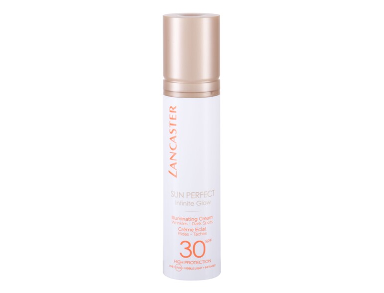 Sonnenschutz fürs Gesicht Lancaster Sun Perfect Infinite Glow Illuminating Cream SPF30 50 ml Beschädigte Schachtel