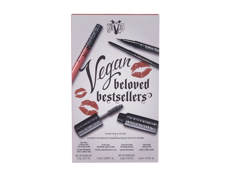 Mascara KVD Vegan Beauty Vegan Beloved Bestsellers 4,3 g Trooper Black scatola danneggiata Sets