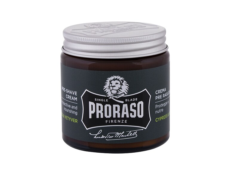 Prodotto pre-rasatura PRORASO Cypress & Vetyver Pre-Shave Cream 100 ml