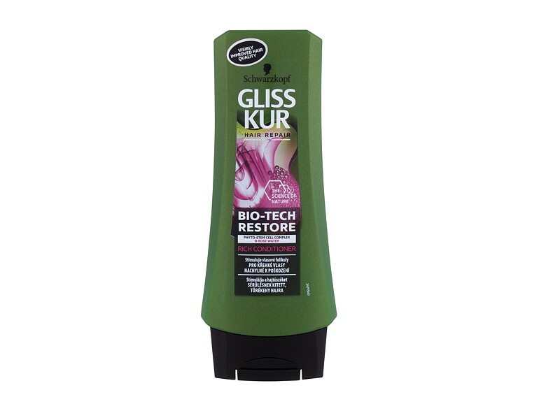 Conditioner Schwarzkopf Gliss Bio-Tech Restore 200 ml Beschädigte Verpackung