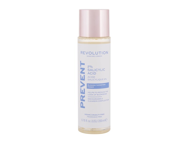 Lotion visage et spray  Revolution Skincare Prevent 2% Salicylic Acid 200 ml flacon endommagé