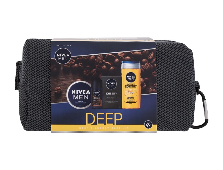 Dopobarba Nivea Men Deep Deep & Energy Care Kit 100 ml Sets